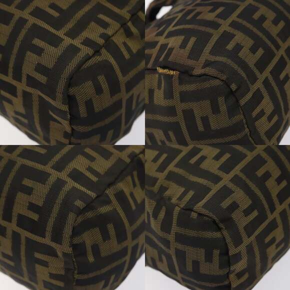 FENDI Zucca Canvas Mini Hand Bag Brown Brown - Picture 10 of 12